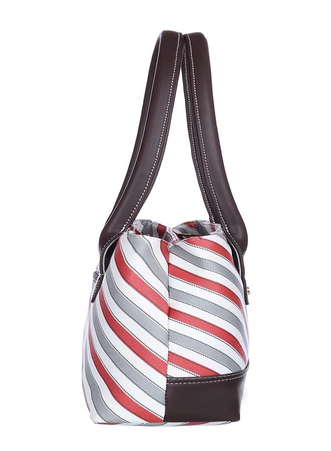 creeper Women's Handbag Leather Large Capacity Shoulder Bags Handbag Ladies Purse PU Leather Satchel Bag Travel Purse Hobo Bag For Women's/Girls (Wine) - Image 3